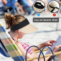 UNIQ Gorra Deportiva Beach fashion custom sun visor cap summer women lady straw visor hat UV-proof beach hat